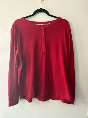GAP Red Long Sleeve Top